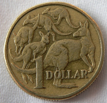 This photo of an Australian "kangaroo" coin was taken by photographer Anja Ranneberg from Hamburg, Germany.